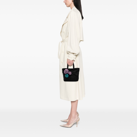 Pre-Loved Prada Mini Raso Rose Tote - Picture 6 of 6